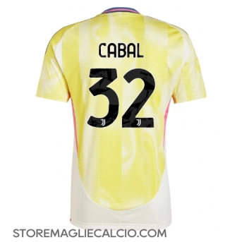 Juventus Juan Cabal #32 Maglia Gara Trasferta Repliche 2024-25 Maniche Corte